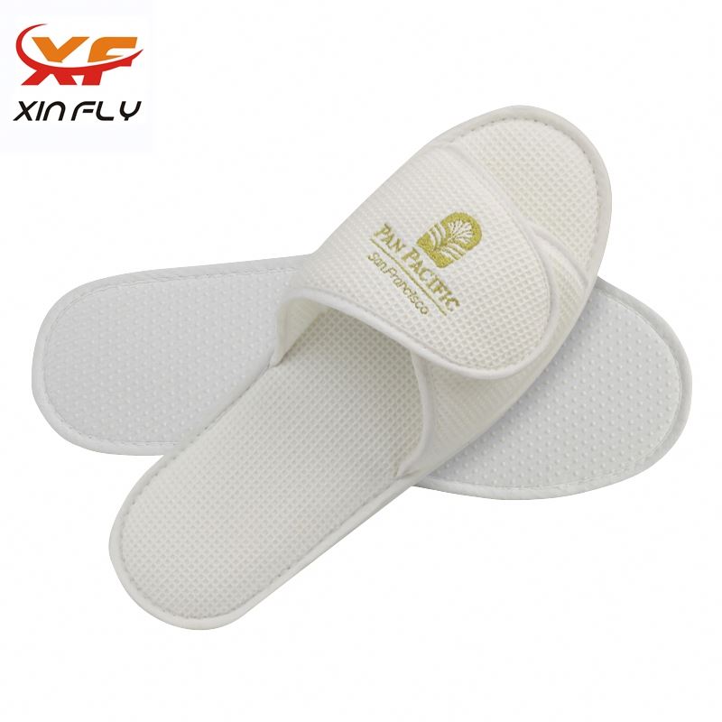 Luxury EVA sole hotel slipper open toe for woman