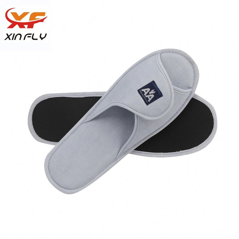 Soft Closed toe hotel cotton slipper for man