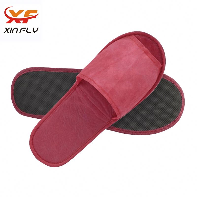 Wholesale Open toe men cheap hotel slipper with Printing logo