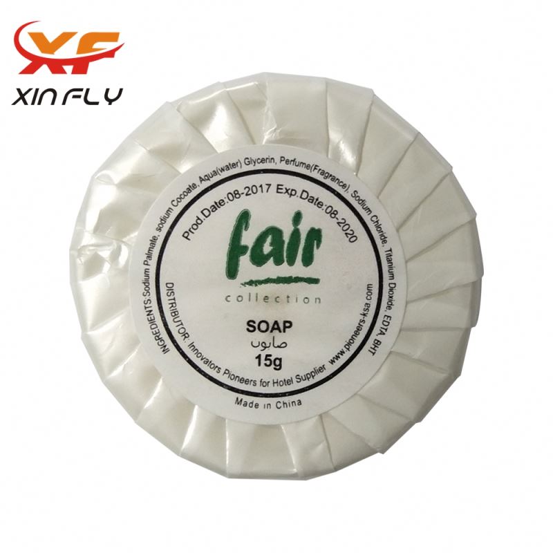 Customized Logo 15g hotel soap bar with logo