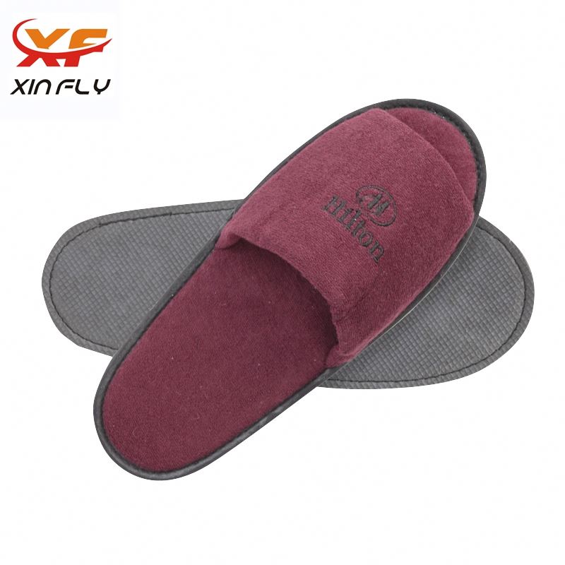 Luxury Open toe hotel slipper sandals for Guests