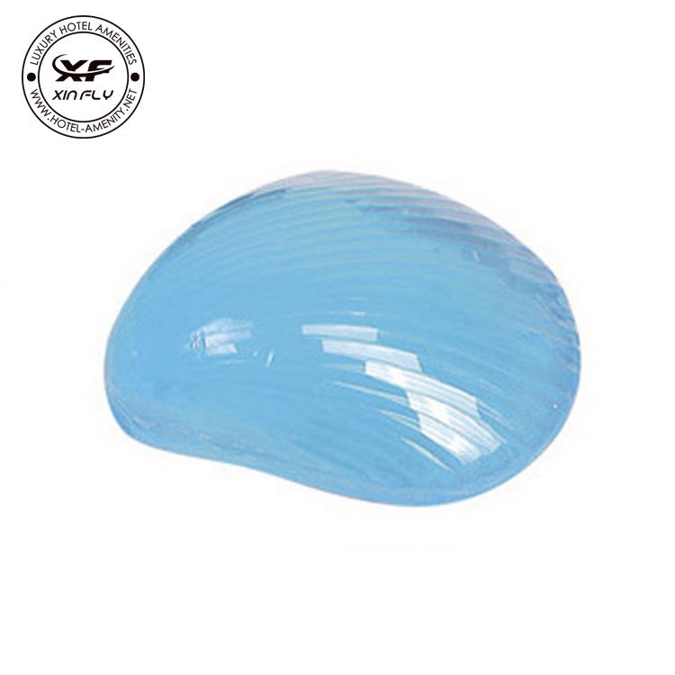 Savon pour les mains au thé vert chanceux naturel transparent de nettoyage en profondeur d'hôtel