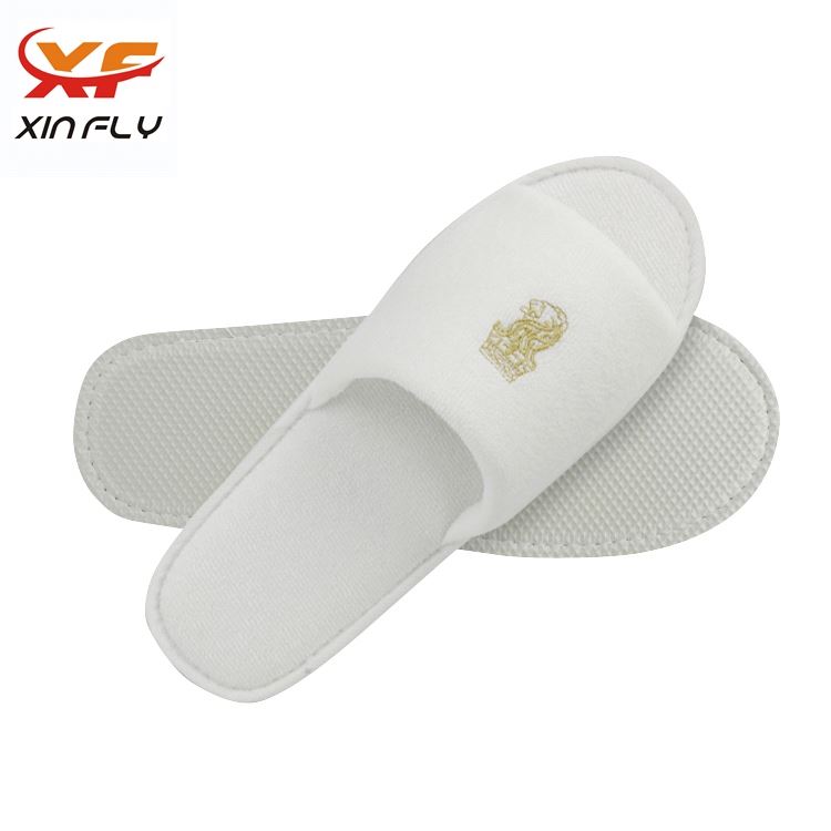 Soft EVA sole hotel slippers uk with Embroidery