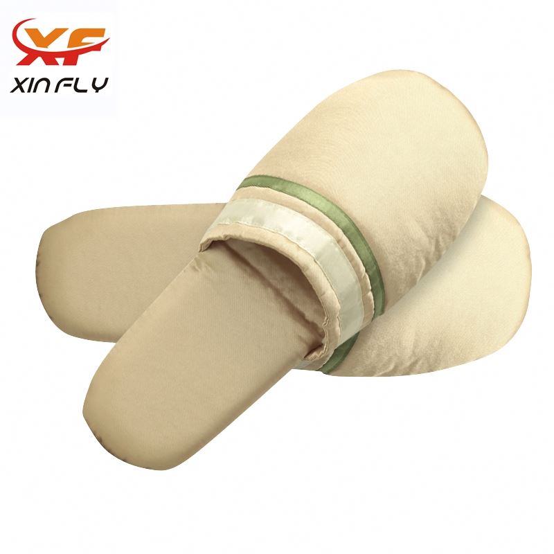 Yangzhou factory Open toe man hotel slippers with Printing logo