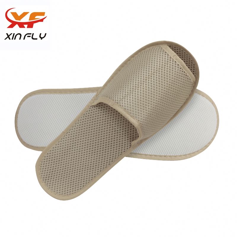 Personalized Closed toe cross hotel slippers with OEM LOGO