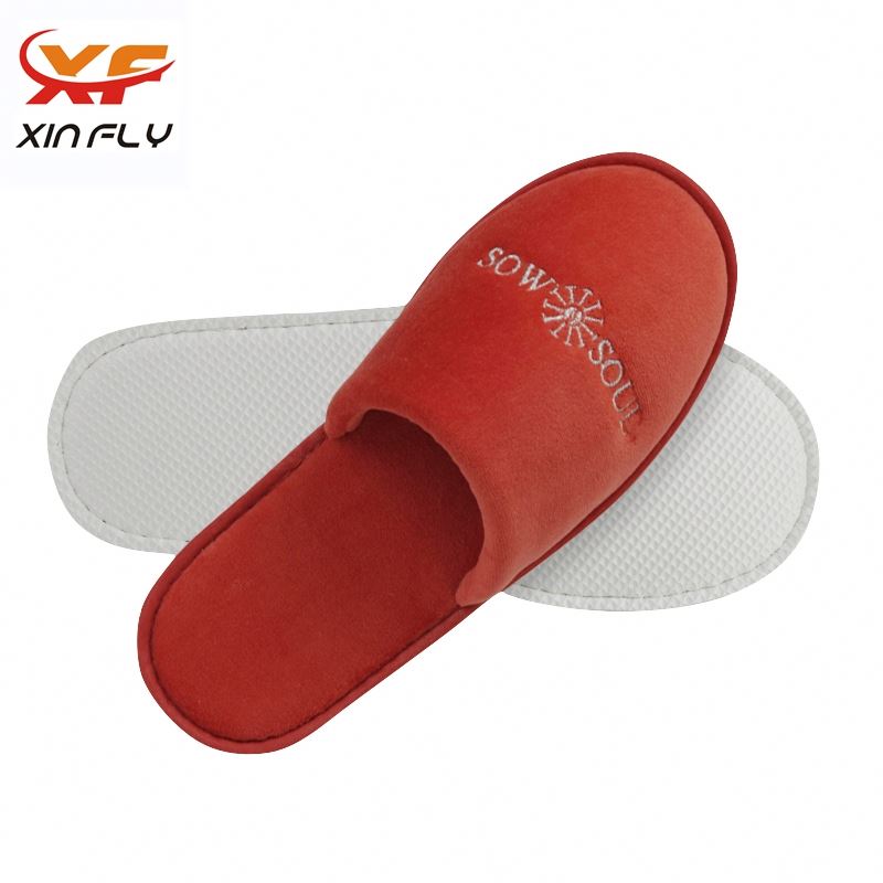 Personalized EVA sole hotel frottee slippers for woman